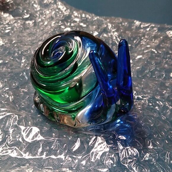 Vintage Snail with Attitude Archimede Seguso, Murano Blown Glass Snail - Picture 1 of 10